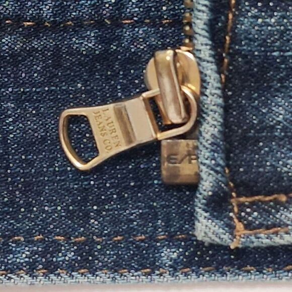 Ralph Lauren Co Women's - P/P - Jean Dark Wash Denim Jacket - Petite - Picture 11 of 12